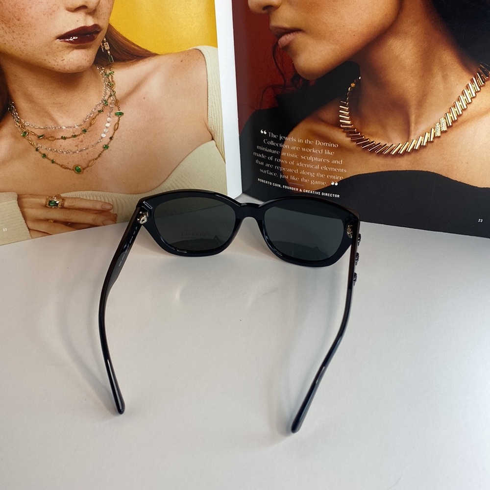 VERSACE Black Butterfly Sunglasses - Picture 7 of 14